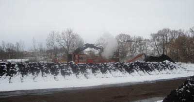 grinding grinding compost